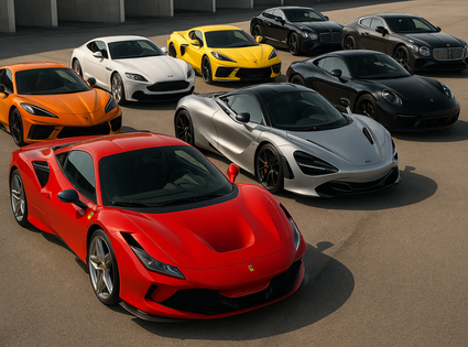 Top 10 carros esportivos de luxo: potência e exclusividade